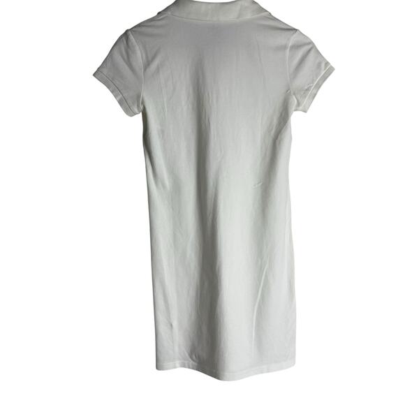 Ralph Lauren White Short Sleeve Embroidered Logo Sporty Polo Shirt Mini Dress XL - Picture 7 of 9